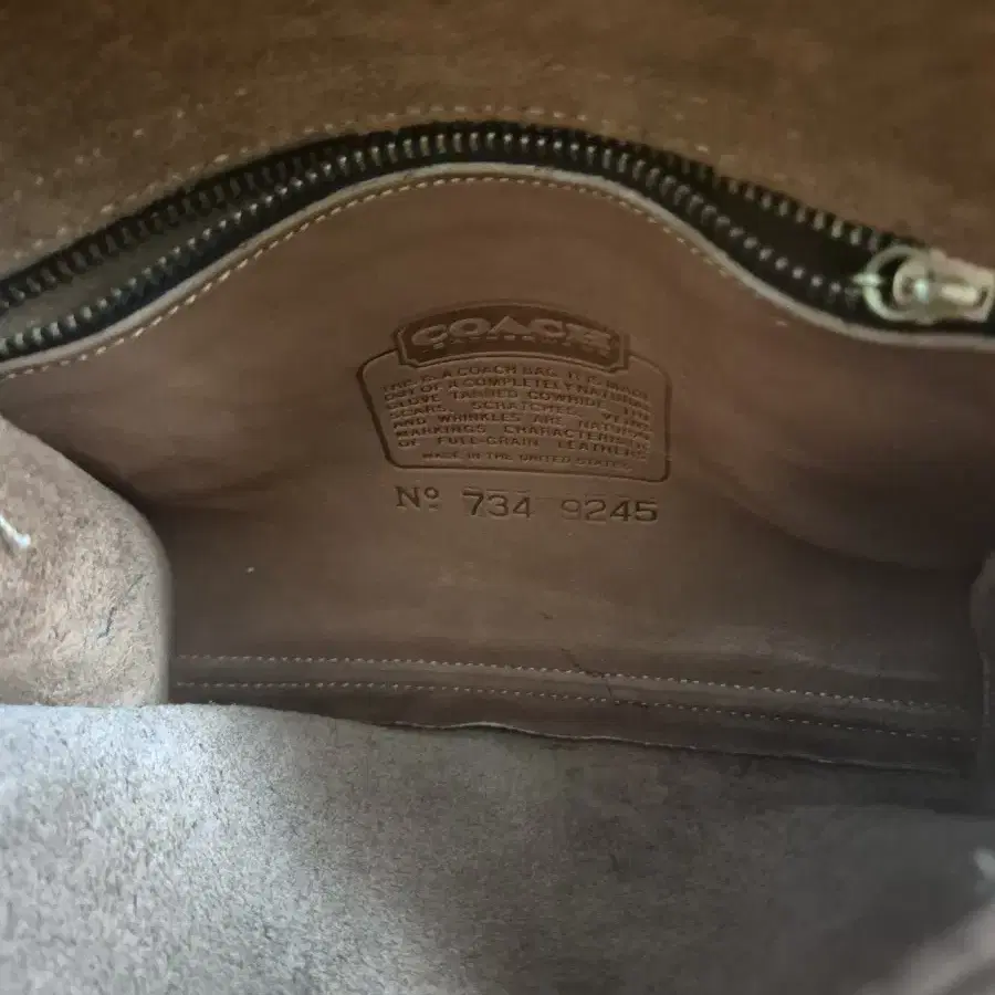 old coach 코치 crystie bag bristish tan