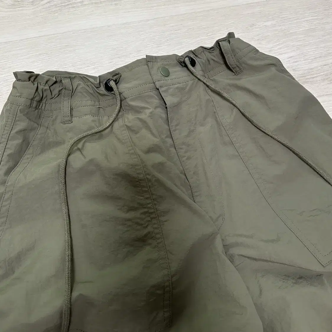 엑스톤즈 XP127 셔링 카고 팬츠 (KHAKI) S사이즈