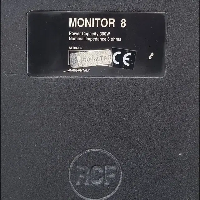 [RCF] MONITOR8 8인치 2웨이 중고 스피커