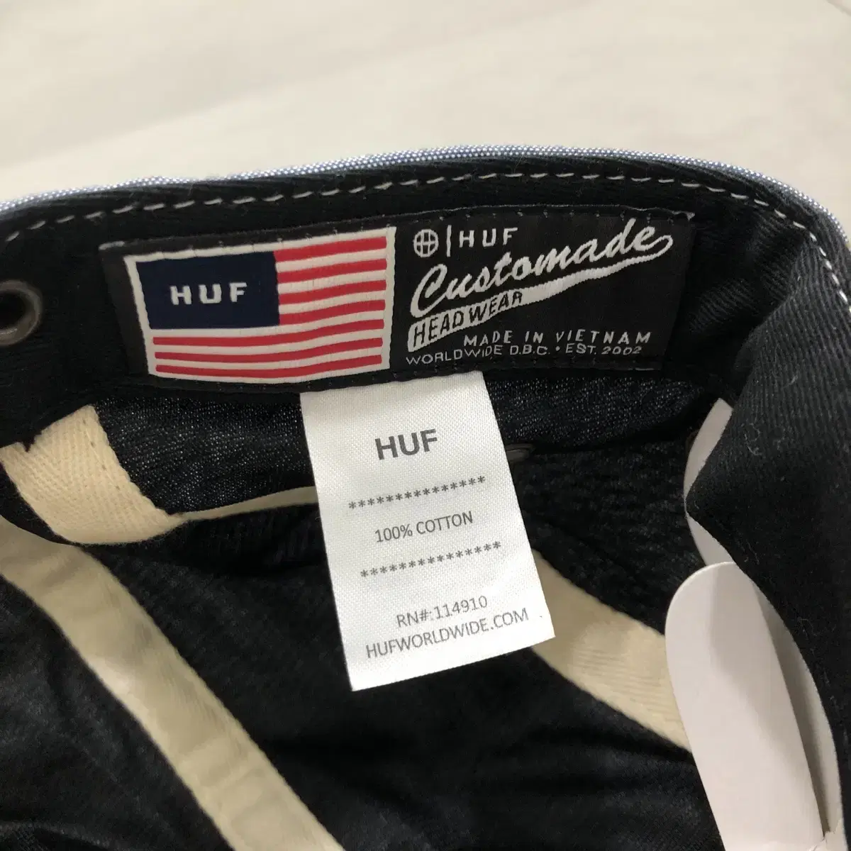 허프 huf usa 캠프캡 모자