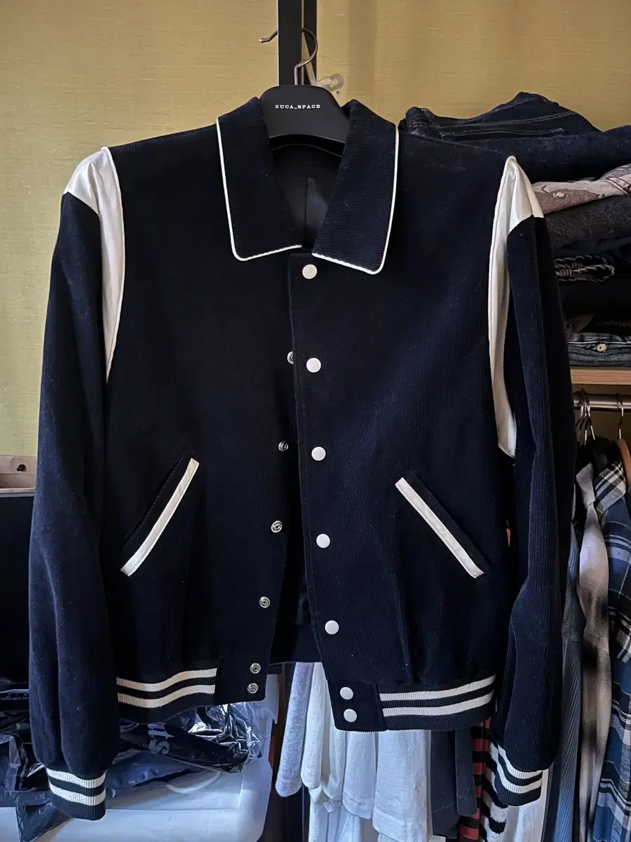 Zuu Carspace Corduroy Varsity Jacket