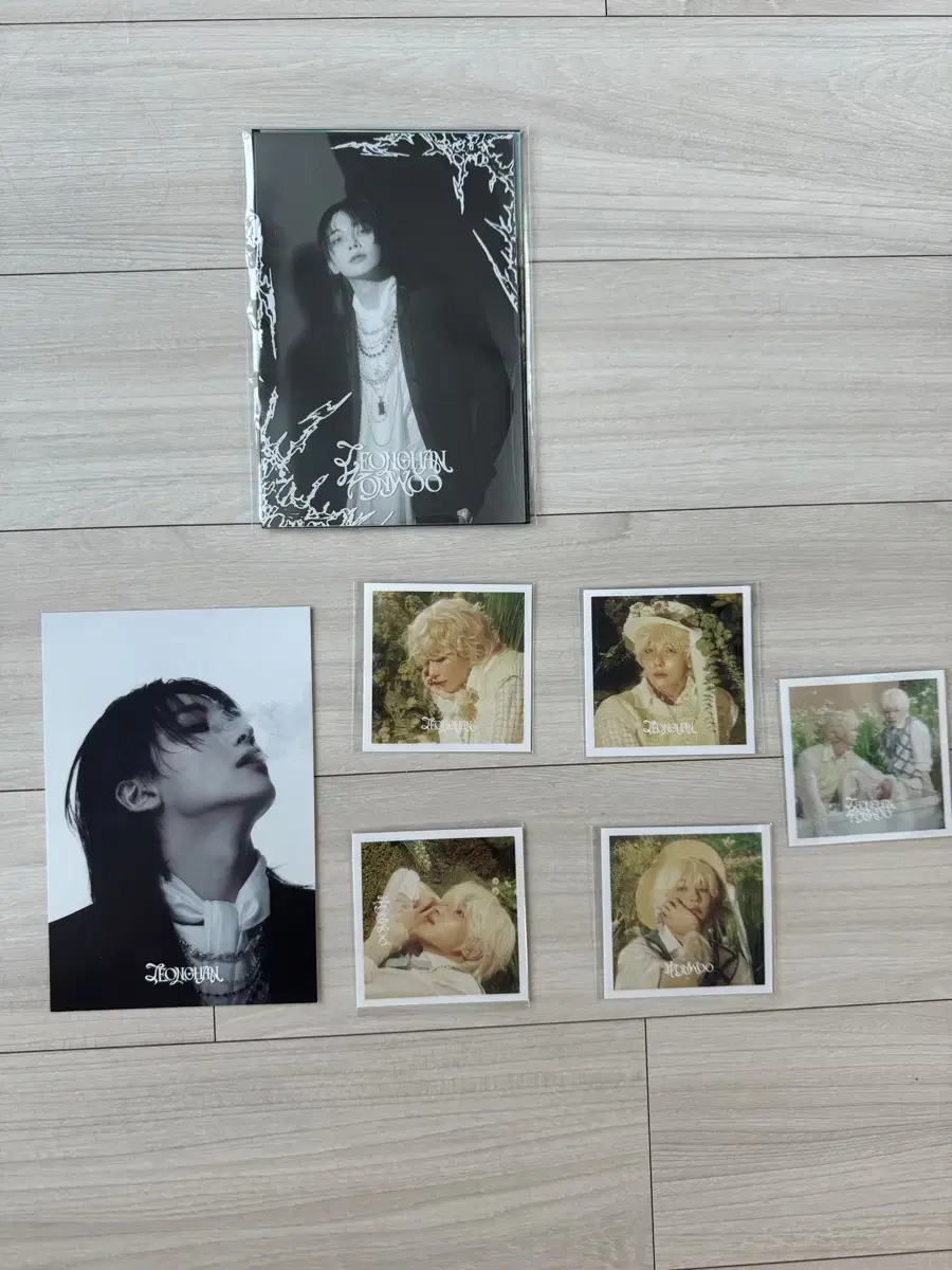 Disman pop up postcard, sticker jeonghan wonwoo