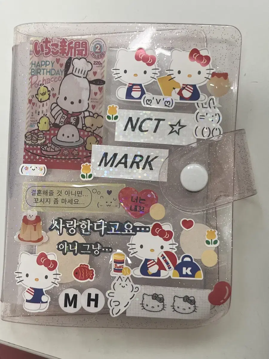 NCT mark Customizable Zuu Hello Kitty Collect Book