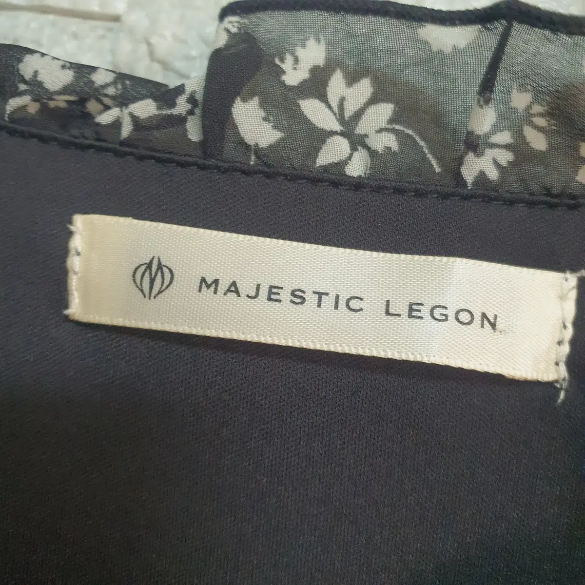 MAJESTIC LEGON 일본빈티지 허리밴딩 원피스 M