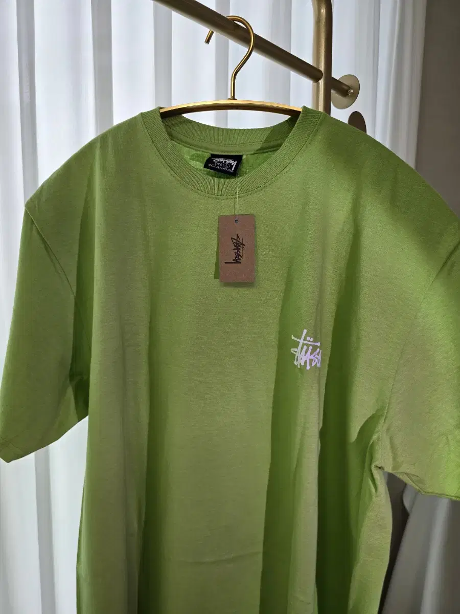 Stussy STUSSY Basic tee L Lime