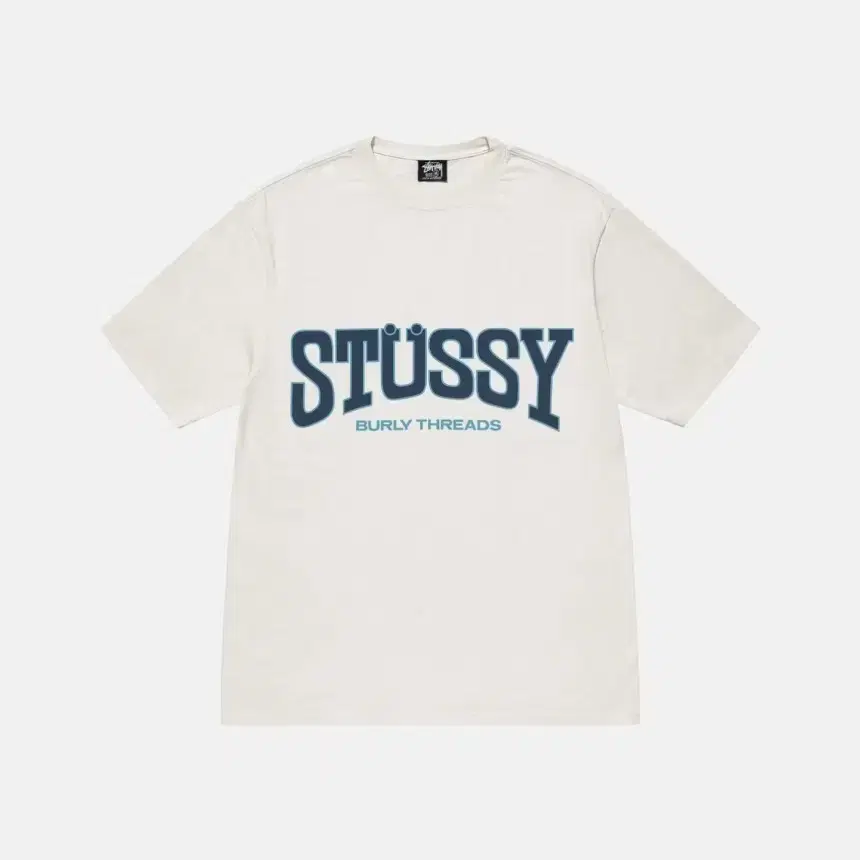 STUSSY Burly threads pig tee  L