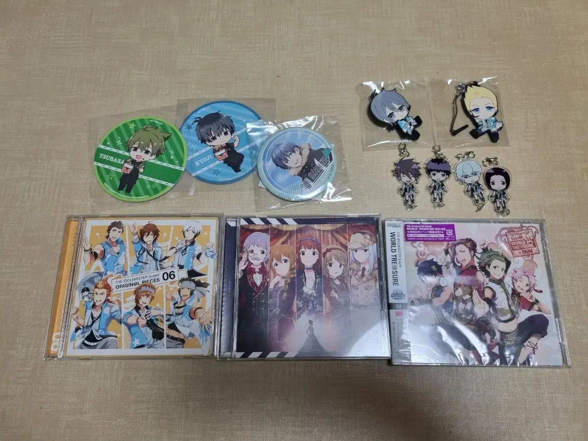 Idolmaster Sidem album and merchandise