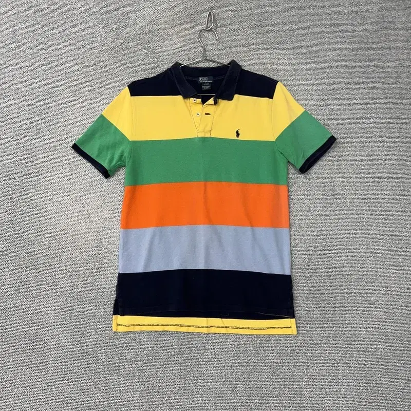 Polo stripe colorful short sleeve karati