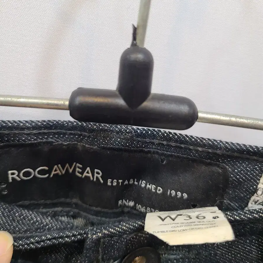 ROCAWEAR 로카웨어 36인치 데님하프 와이드팬츠 H2tl