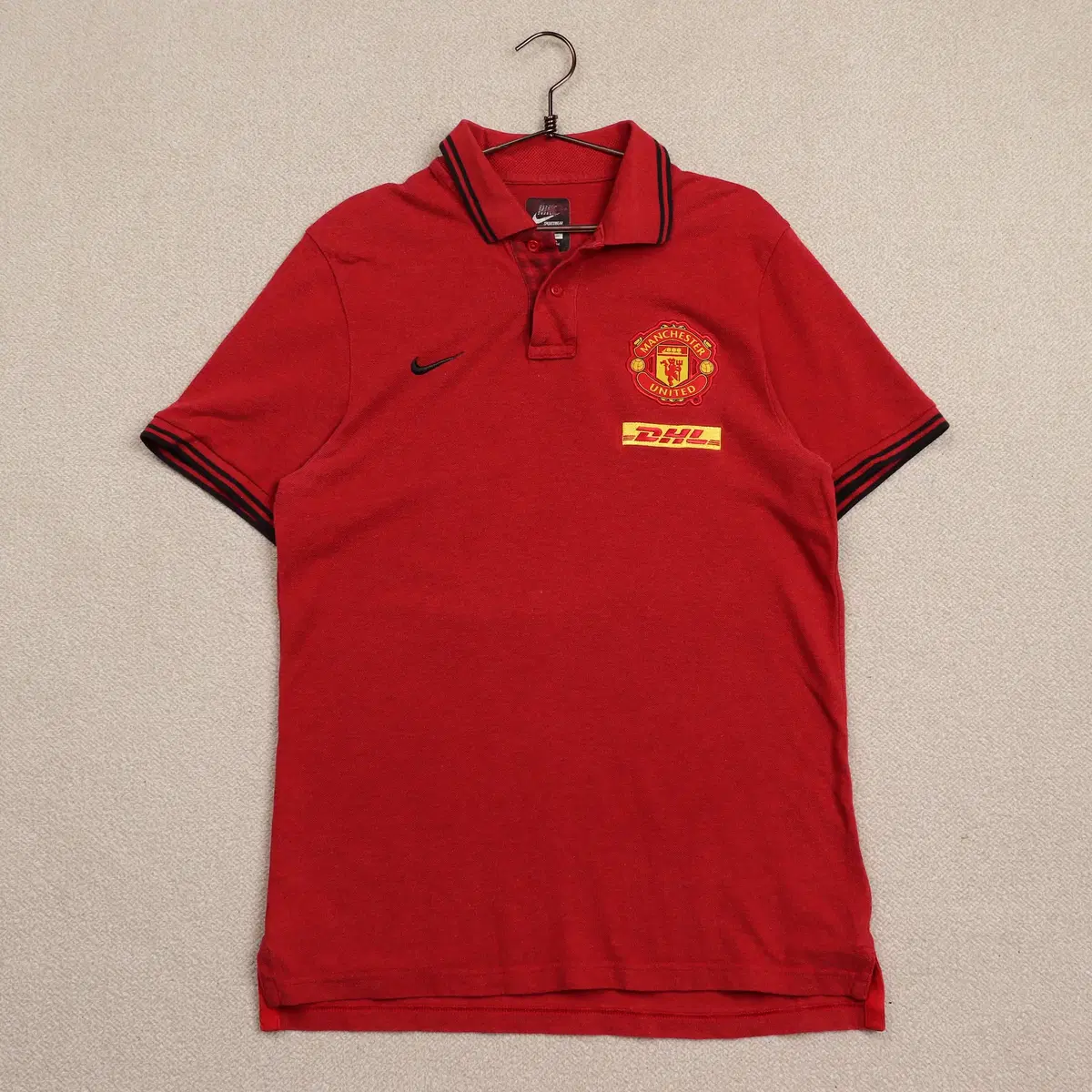 Nike Manchester United Authentic GS kara Short Sleeve T-Shirt (XL)