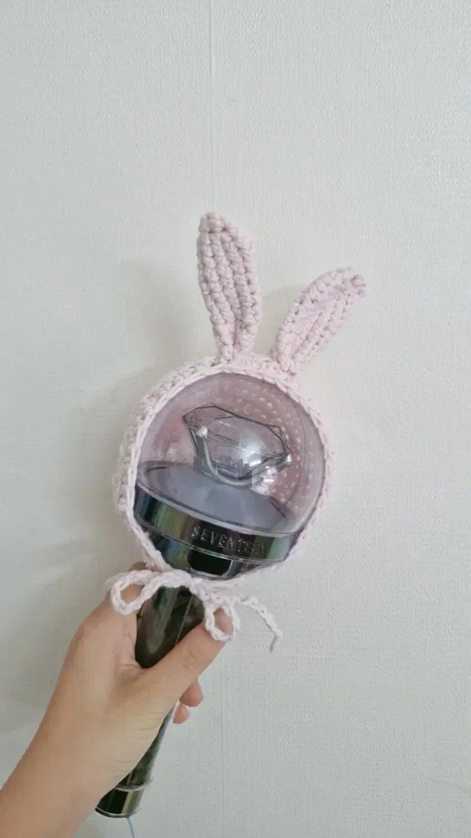 Carat Rod Knitting Bunny Hat for sale Handmade