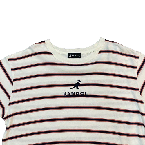 Kangol [L] 캉골 스트라이프 반팔티셔츠