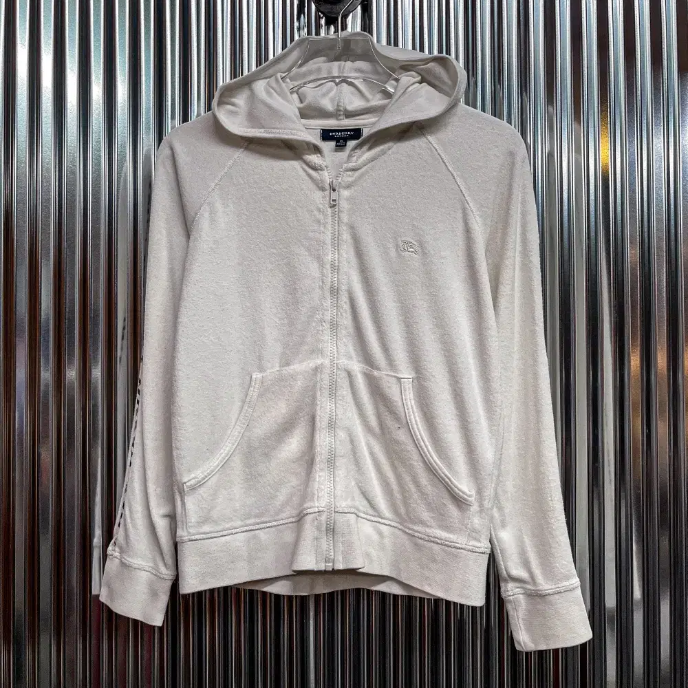 Burberry Hooded Zip-up (Women's M) N433