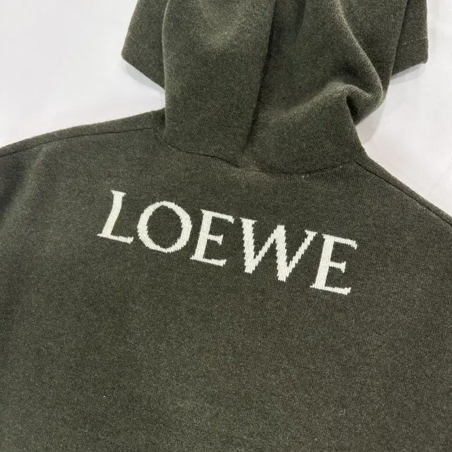 [M] Loewe 로에베 24ss 남성 아나그램 울 니트 후드 티셔츠