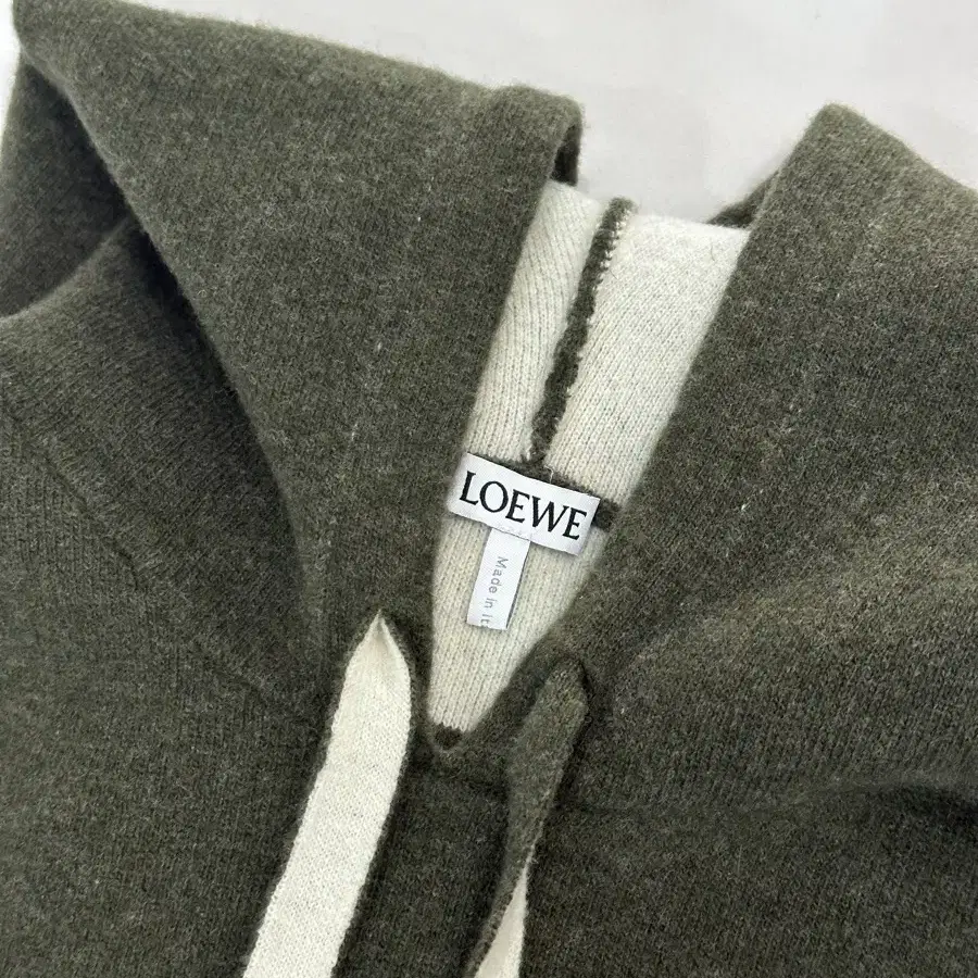 [M] Loewe 로에베 24ss 남성 아나그램 울 니트 후드 티셔츠