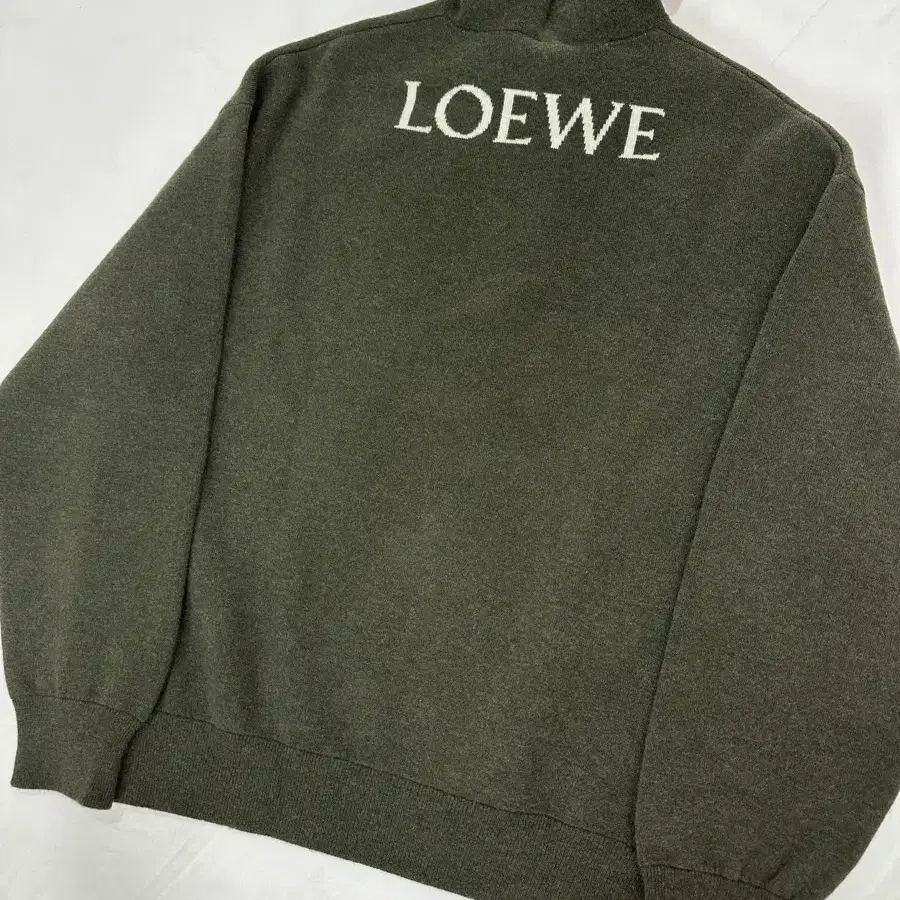 [M] Loewe 로에베 24ss 남성 아나그램 울 니트 후드 티셔츠