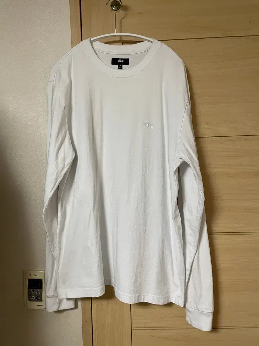 Stussy Overdone Stock Logo Long Sleeve White Size M