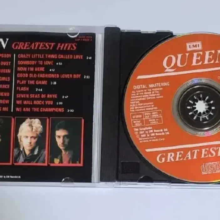 퀸 Greatest Hits 앨범 시디 CD 프레디 머큐리