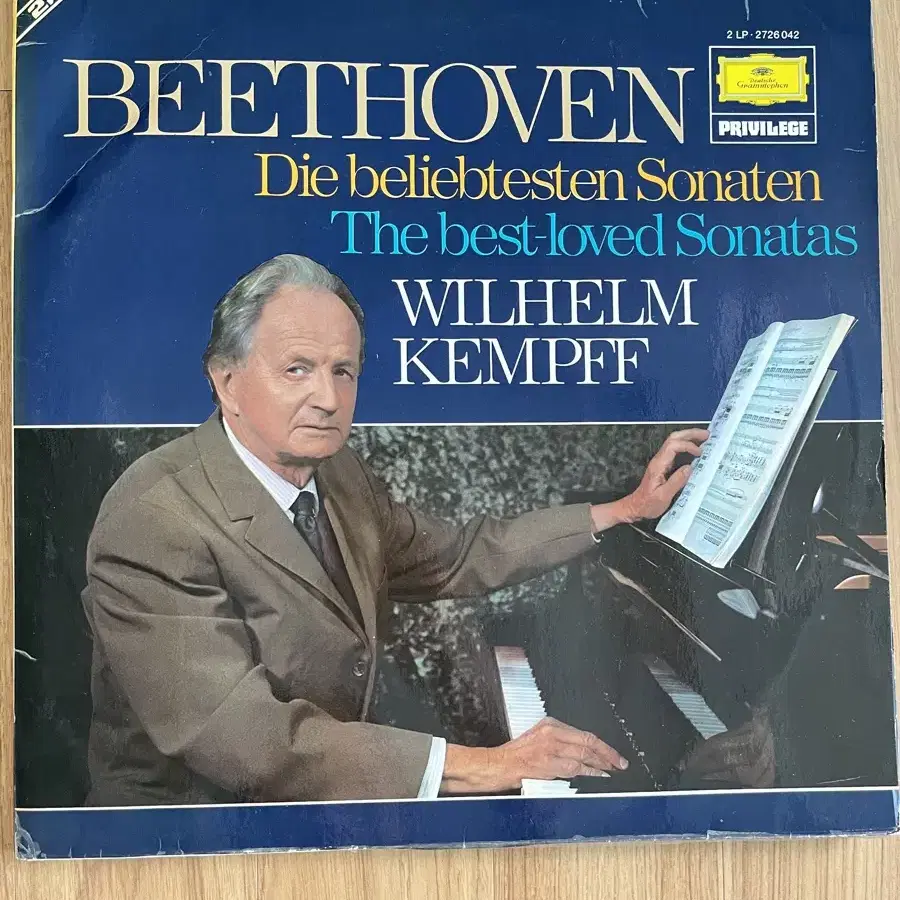 클래식 LP BEETHOVEN The best-loved Sonatas