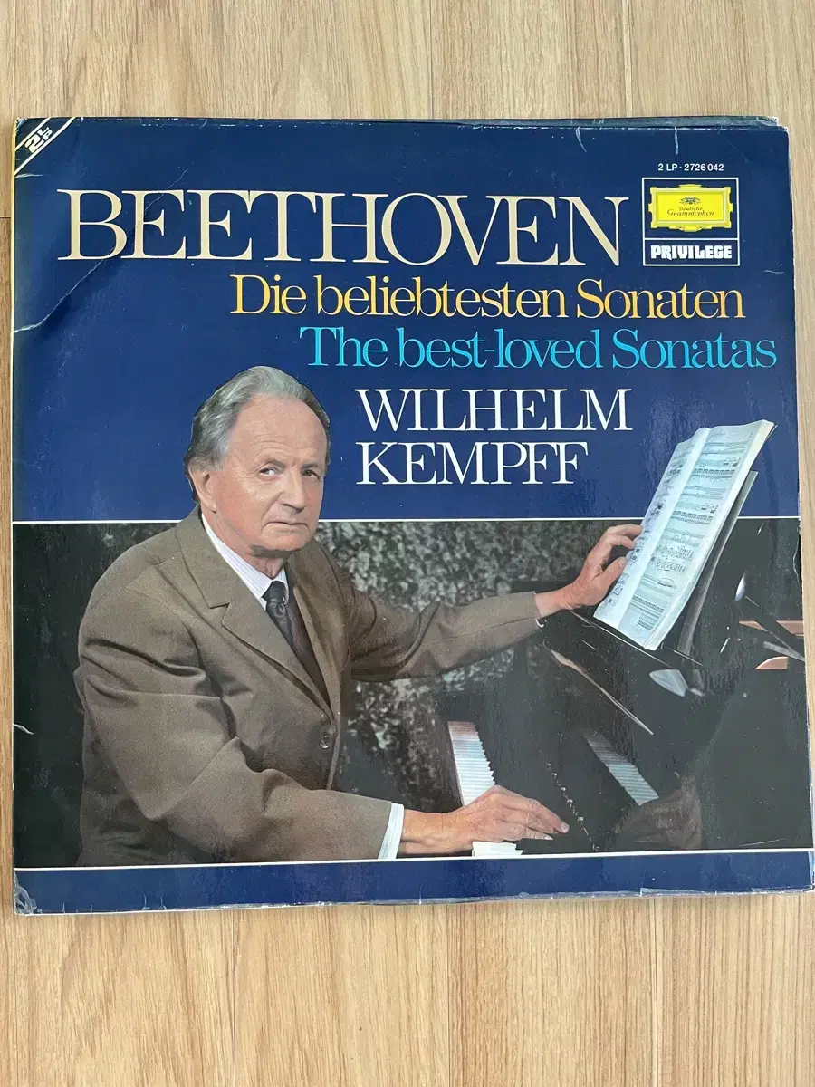 클래식 LP BEETHOVEN The best-loved Sonatas