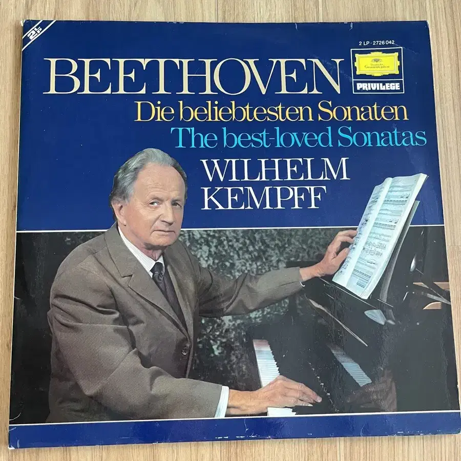 클래식 LP BEETHOVEN The best-loved Sonatas