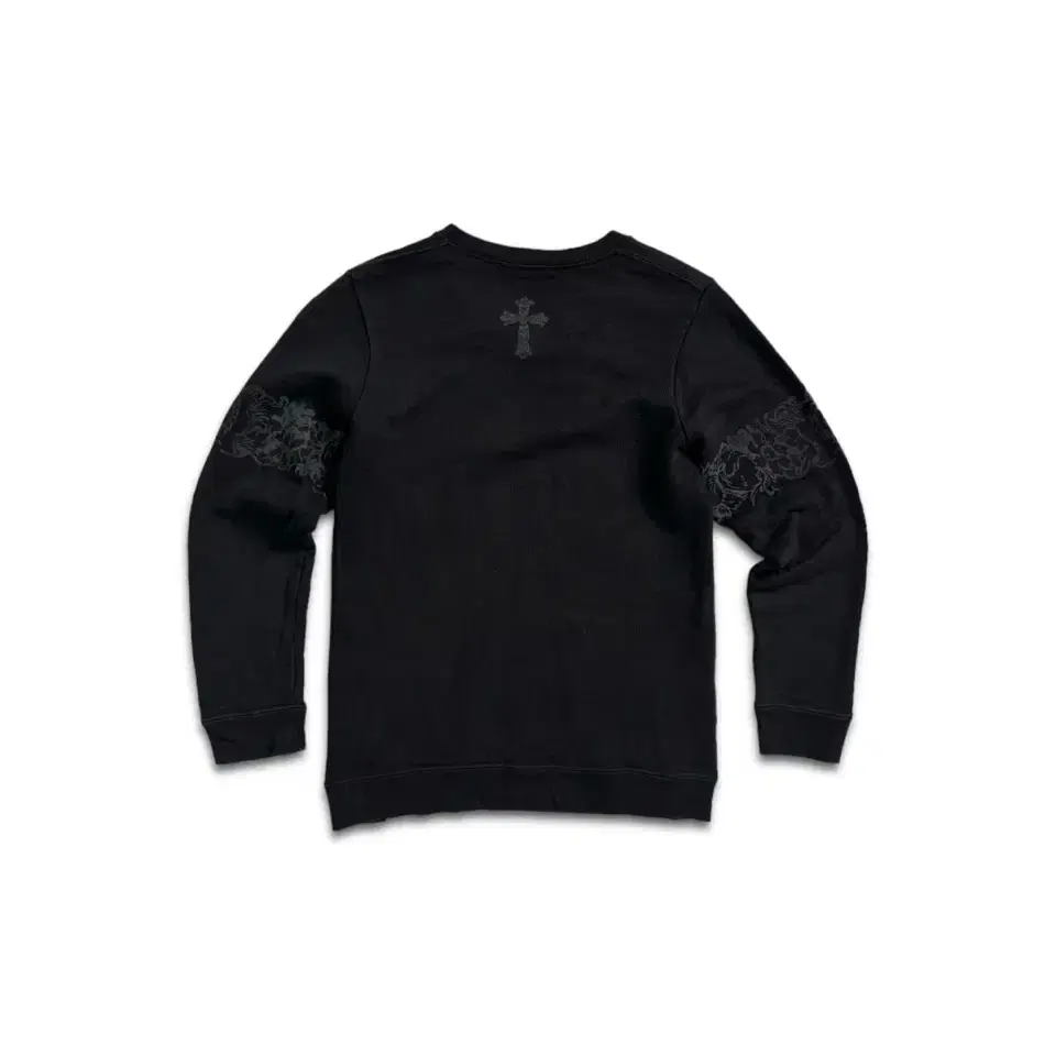 vintage gothic cross print sweatshirt