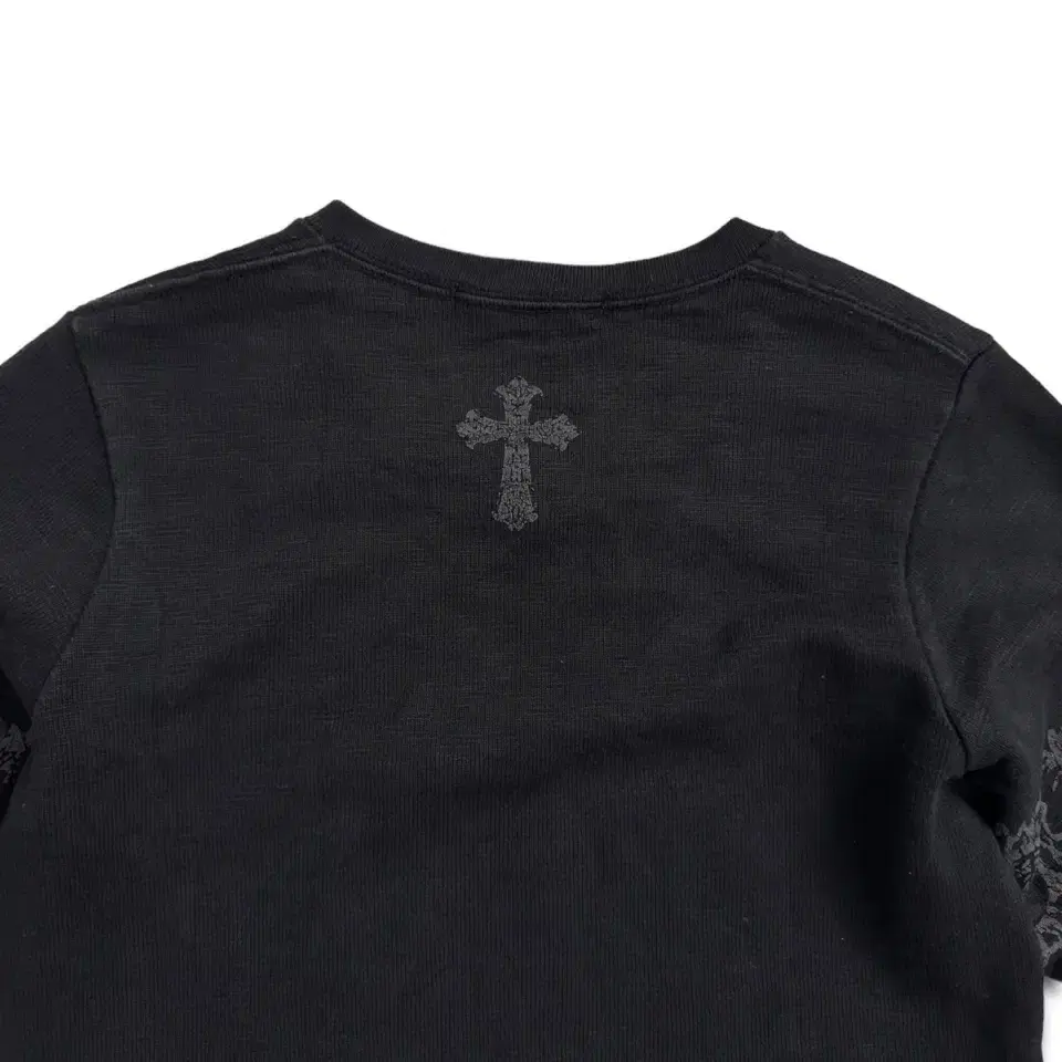 vintage gothic cross print sweatshirt