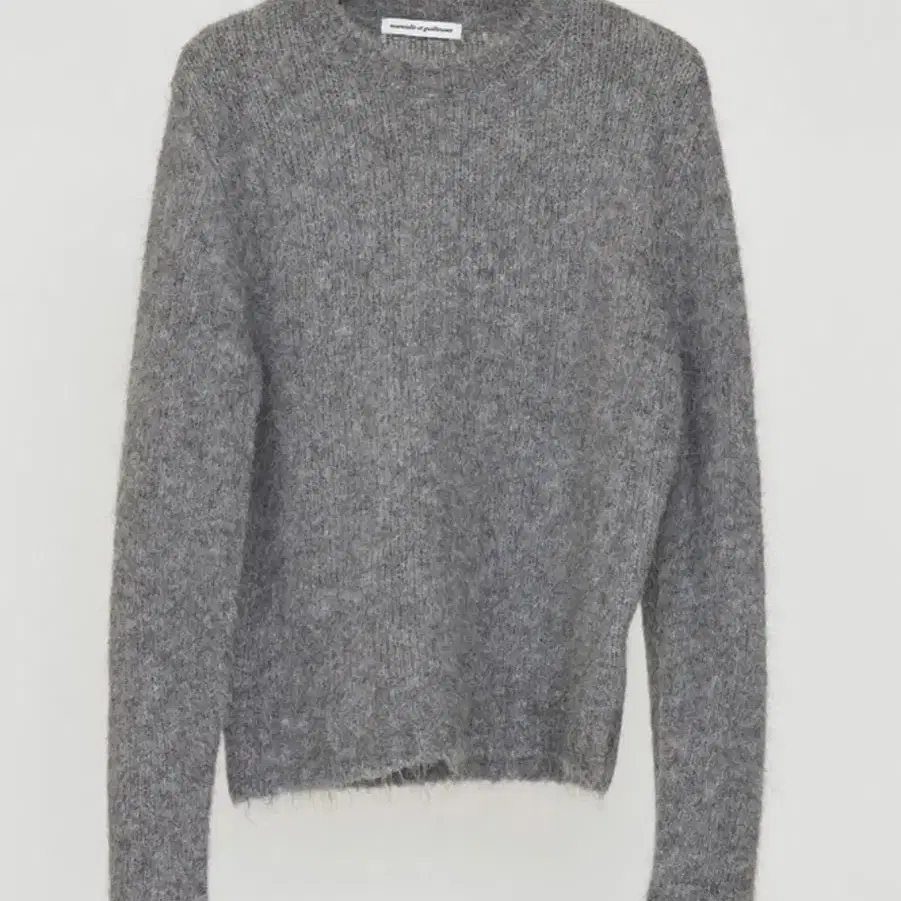 마누엘 에 기욤 Alpaca grey knit 55사이즈