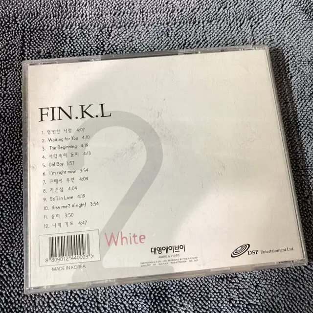 [중고음반/CD] 핑클 Fin.K.L 2집 White