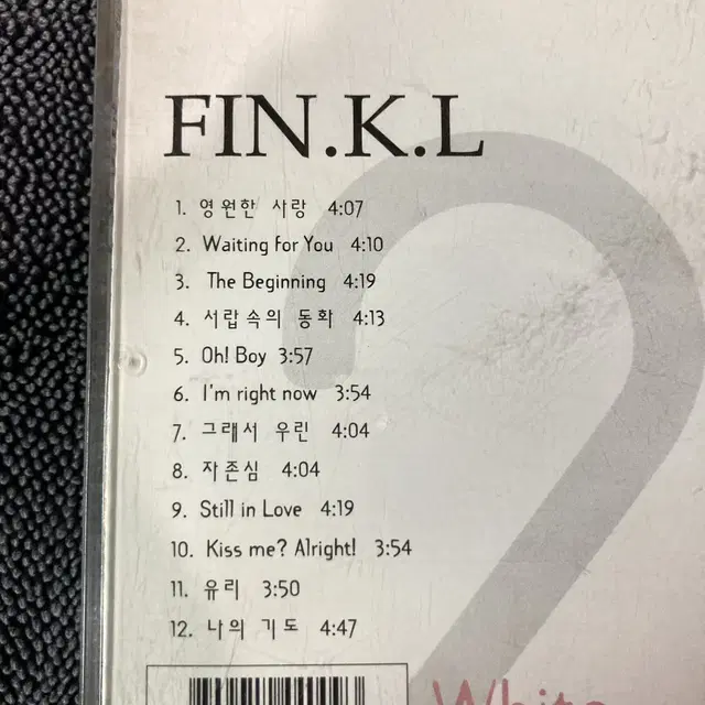 [중고음반/CD] 핑클 Fin.K.L 2집 White