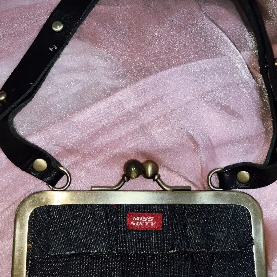 Miss Sixty y2k denim pleats Bag