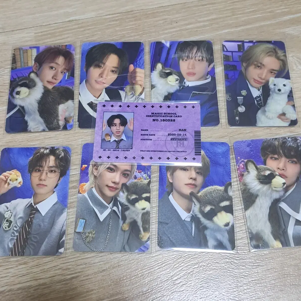 찜말고일단번톡[급처!] 매직스쿨 스테이존 photocard 3일차 막콘 bulk wts