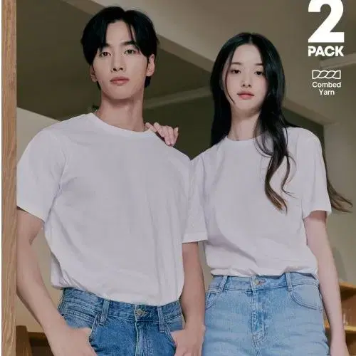 NEW) SPAO Loose Fit Overfit Short Sleeve 2PACK