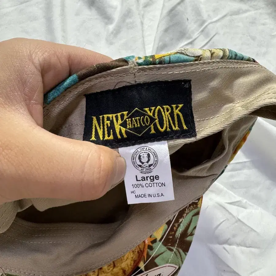 Newyork hat co usa 하와이안 뉴스보이 캡