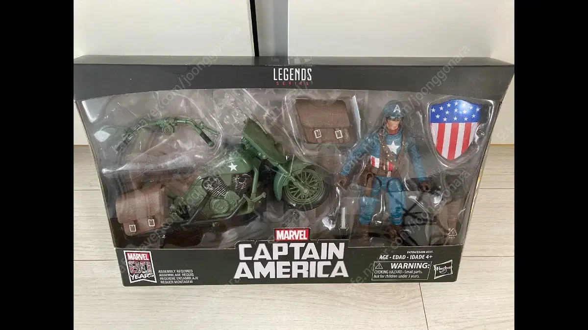 Marvel Legends Captain America + Motorcycle, Mighty Thor