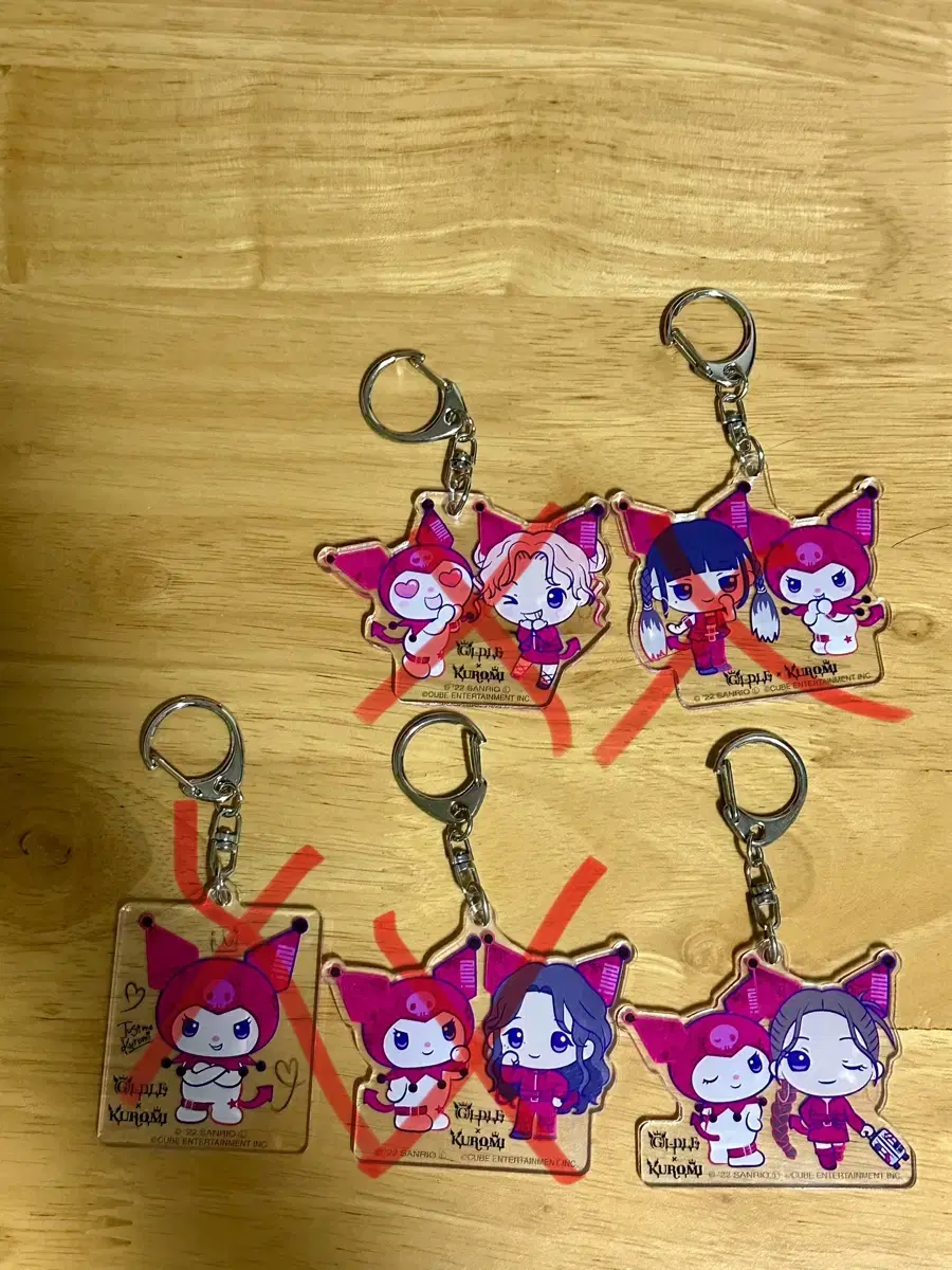 Gidles x Kuromi keyring Sells