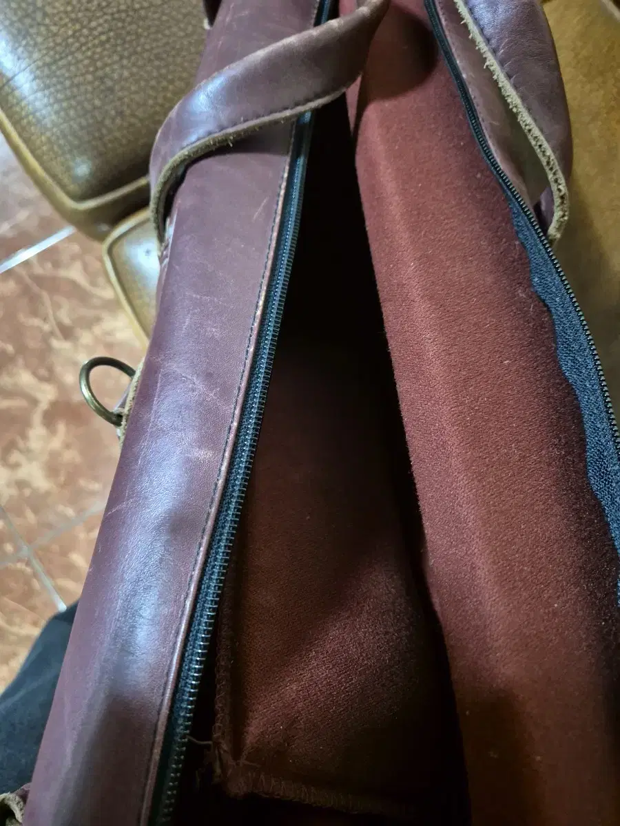 Alto saxophone genuine leather bag