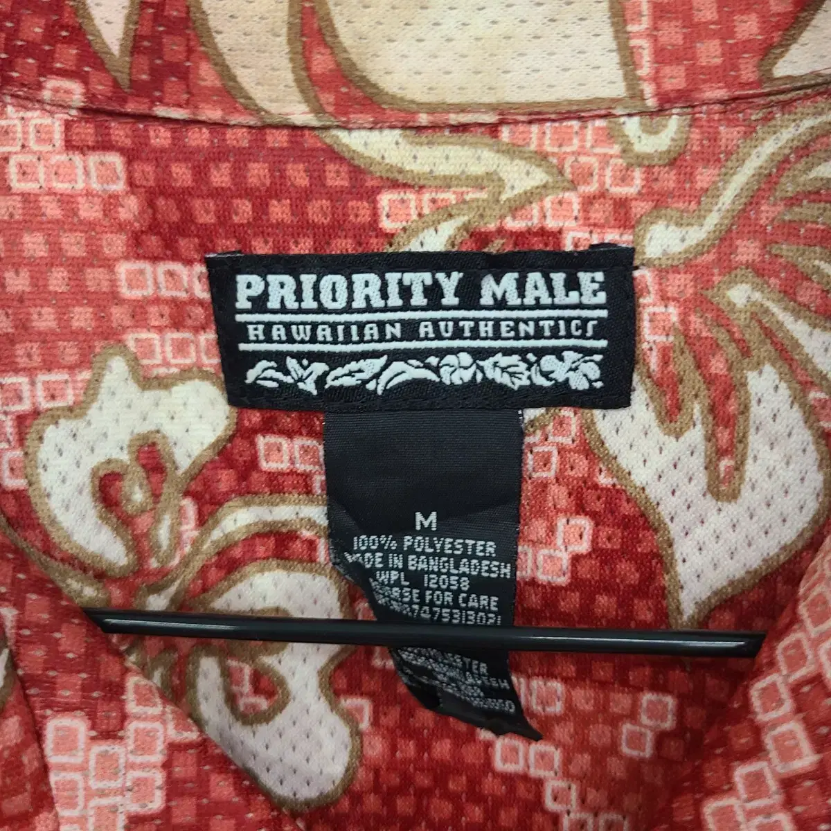 [105/XL] PRIORITY MALE 하와이안 셔츠