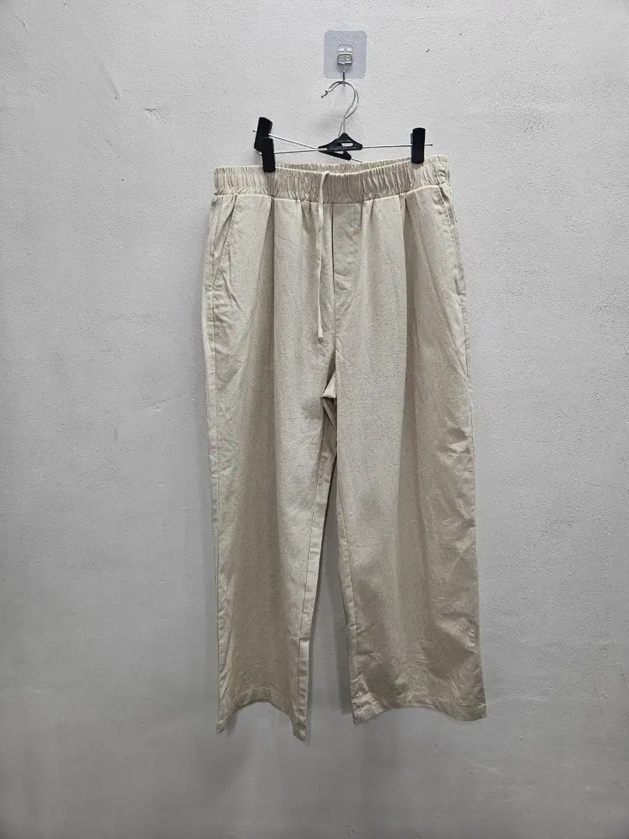 M Luggage Store Linen Blend Tong Pants