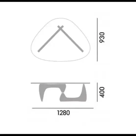 비트라 노구치 커피 테이블(소파 테이블) Vitra Noguchi