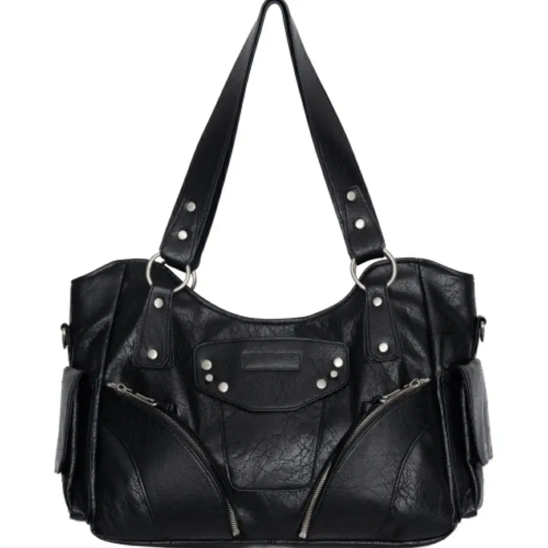 새상품 이우가마카라스 Studded Leather Shoulder Bag