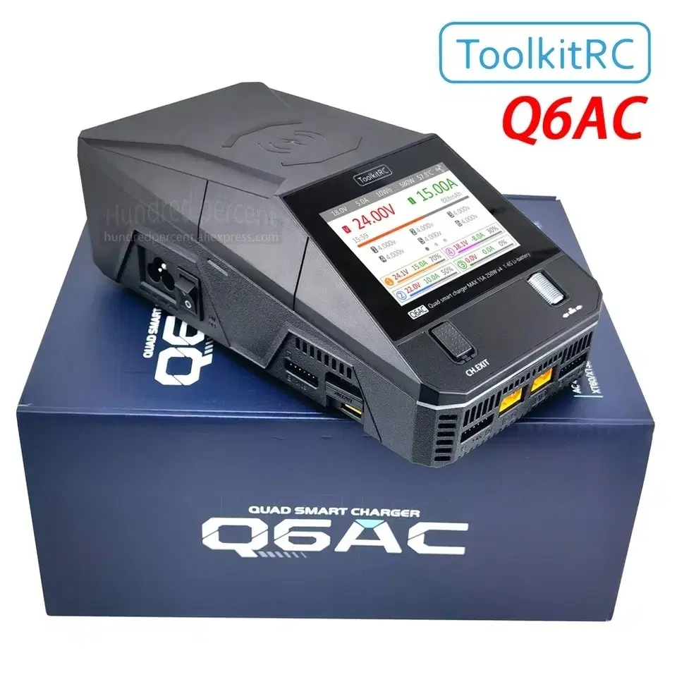 ToolkitRC Q6AC 충 400W / 4채널 출력 내장65W USB