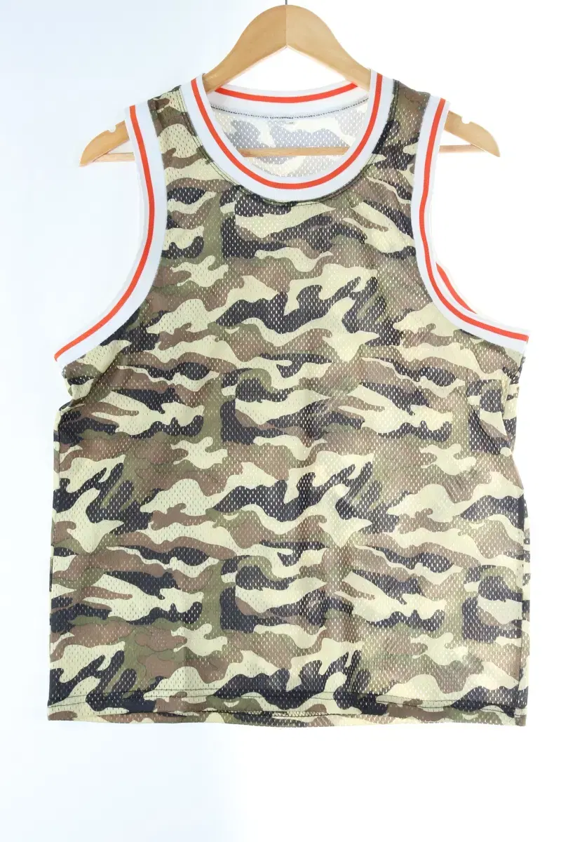 (M) BrandVintage basketball jersey min. sleeve camouflage old-school basic fit-DBCA