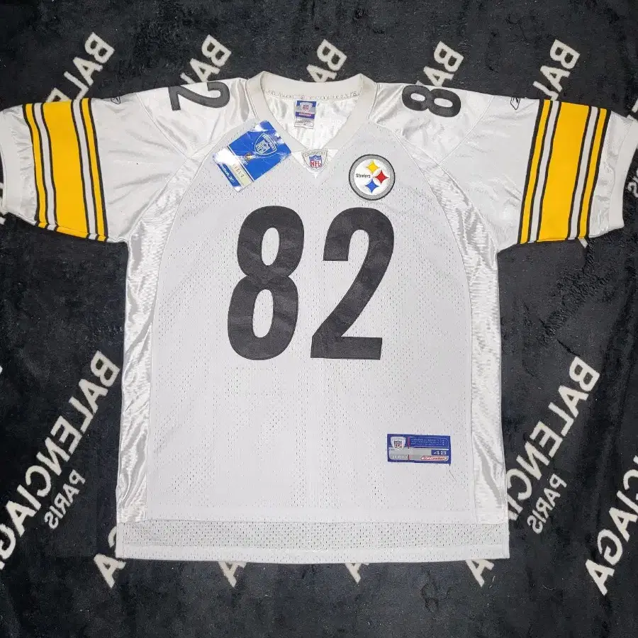 48)NFL x 리복 피츠버그 스틸러스 화이트 82" RANDLE EL