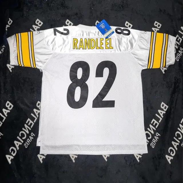 50)NFL x 리복 피츠버그 스틸러스 82" RANDLE EL 럭비져지