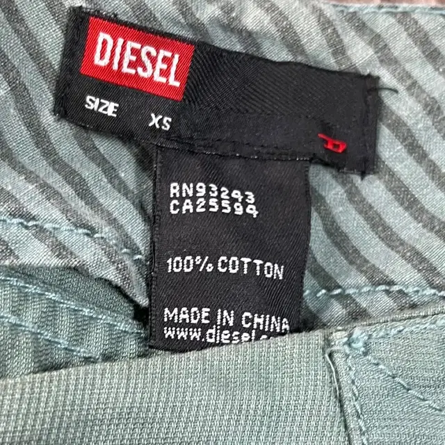 [DIESEL] 디젤 로우라이즈 포켓 스티치 미디스커트