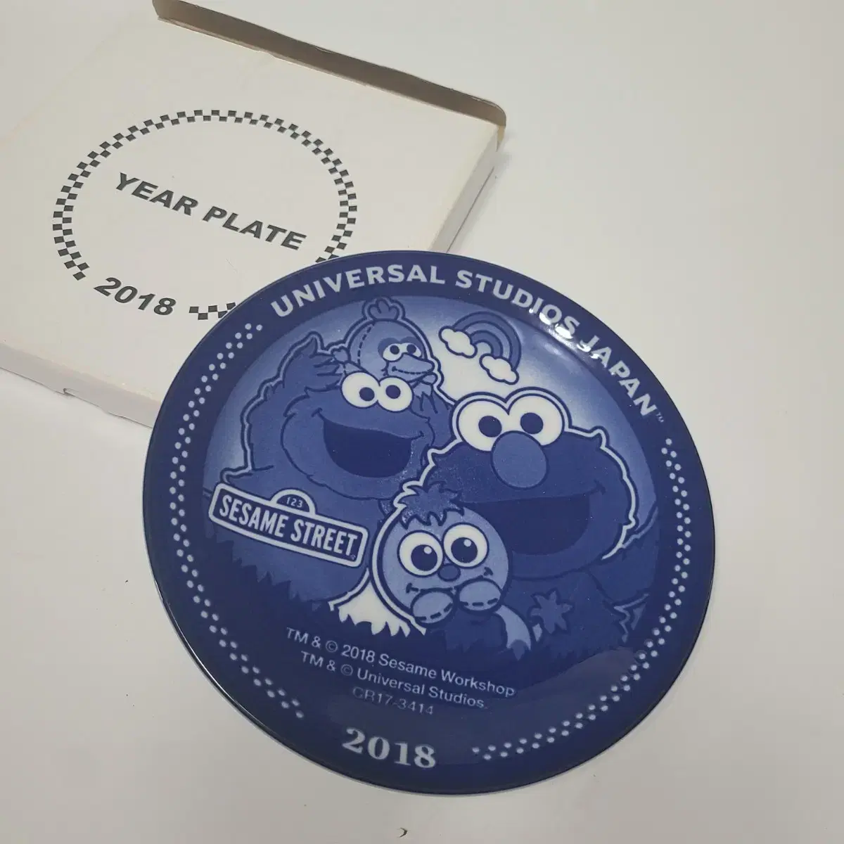 USJ Universal Sesame Street Elmo Dish Plate Limited Merchandise Figures Dolls