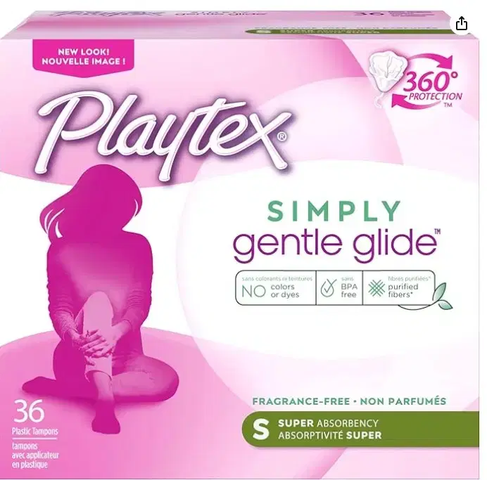 playtex tampons 템포 슈퍼 사이즈