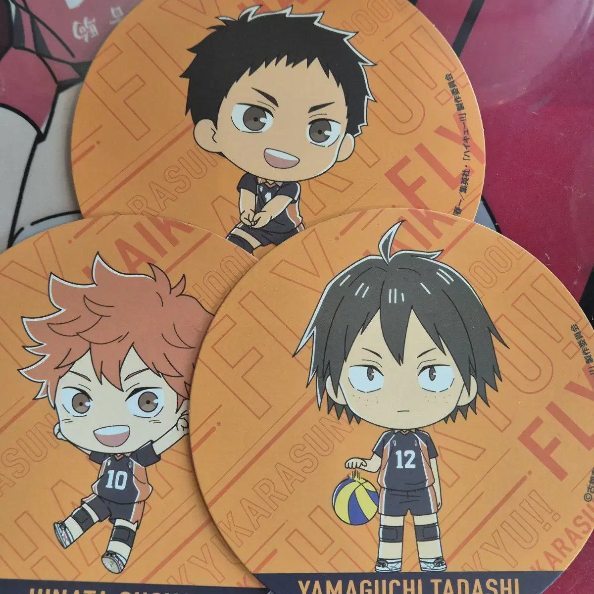 Animate haikyuu CollabCafe Yamaguchi hinata Daichi Coaster