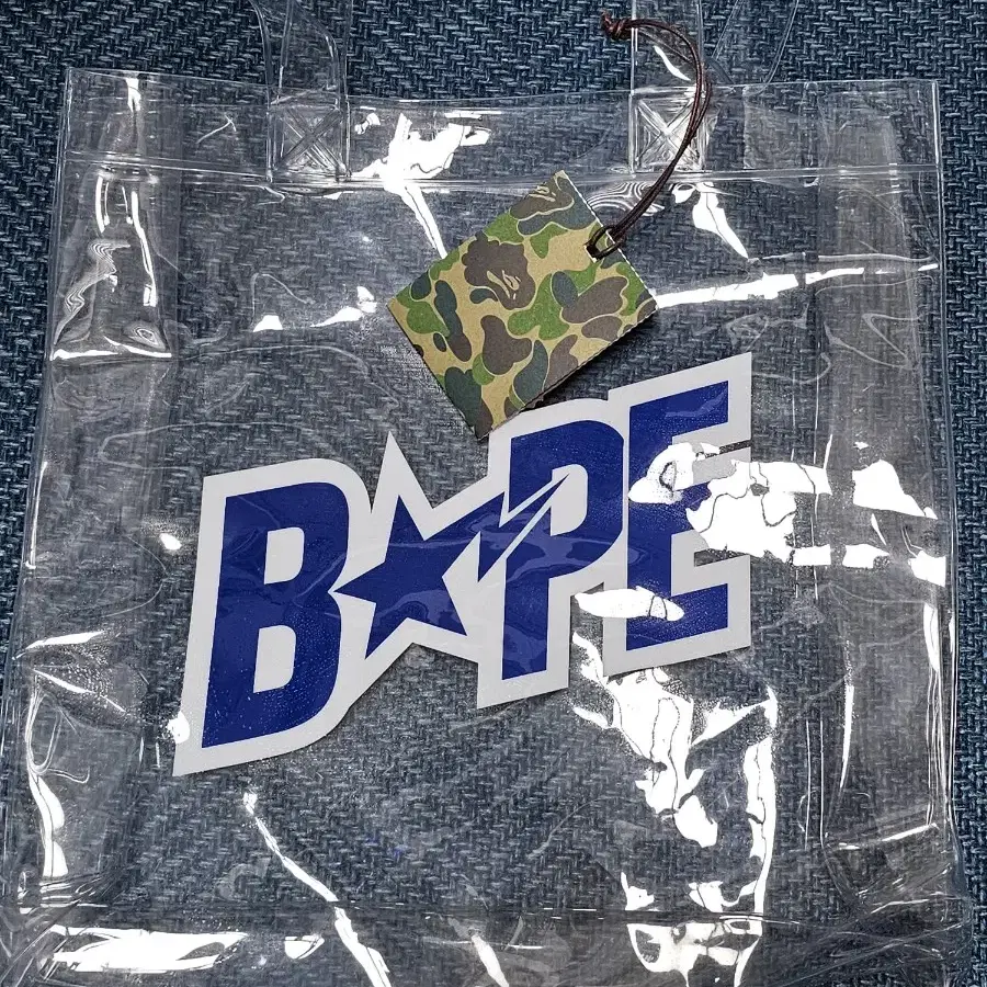 BAPE 베이프 썸머팩 프리미엄 패키지 클리어백 투명가방